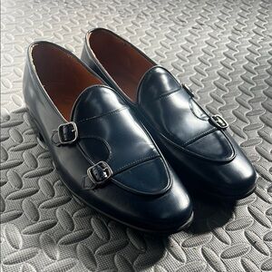 Mr Guild Double Monk Loafers with Polished Leather and Sleek Design